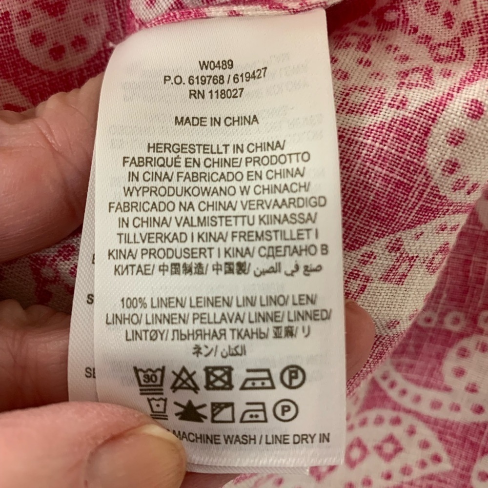 BODEN 💯 linen dress petite 10P 21in pit L-33in side zip side pockets #easter - Picture 6 of 7